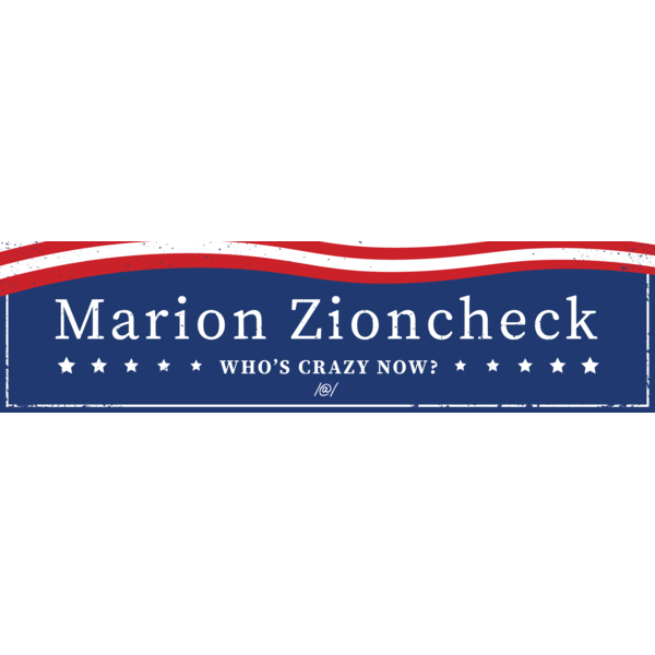zioncheck bumpersticker